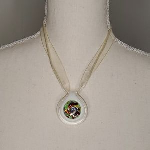 *FREE* ivory ribbon necklace